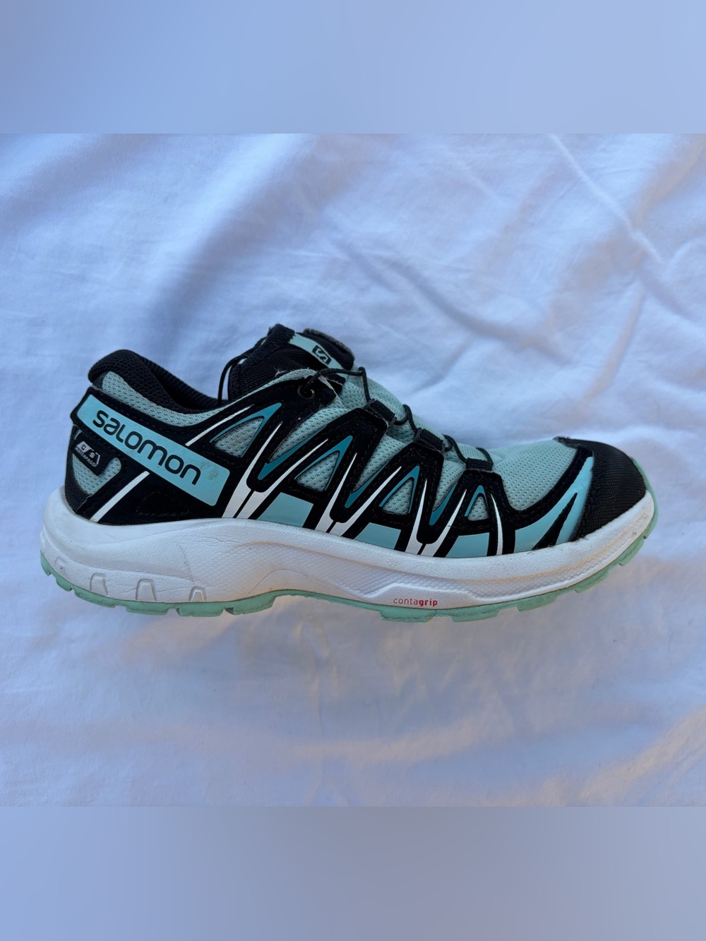 Salomon XA Pro 3D CSWP J kids' waterproof outdoor hiking shoes Sz 2 Great Cond!